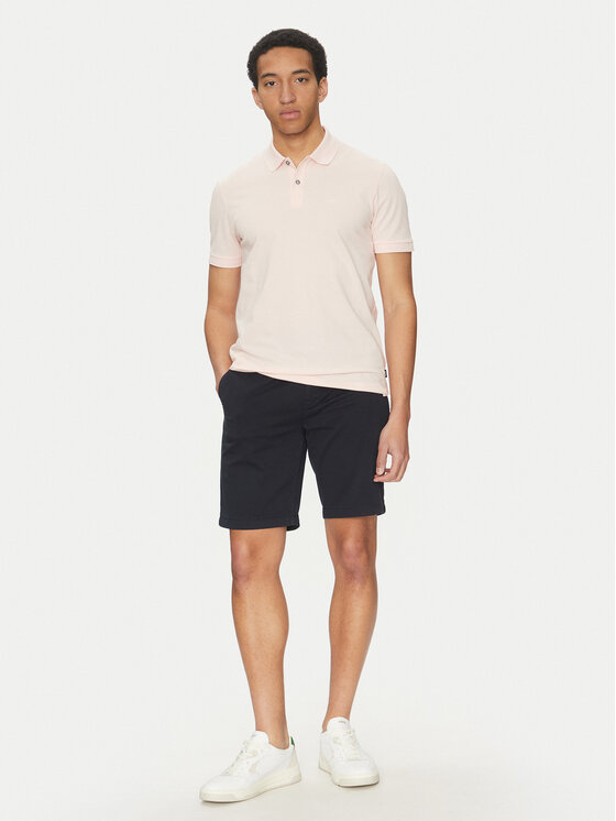 BOSS BOSS Bavlnené šortky 50536723 Tmavomodrá Slim Fit