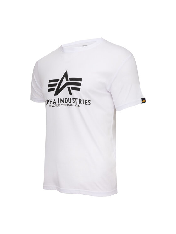 Alpha Industries Alpha Industries T-Shirt AI.100501-09-3XL Biały Basic Fit