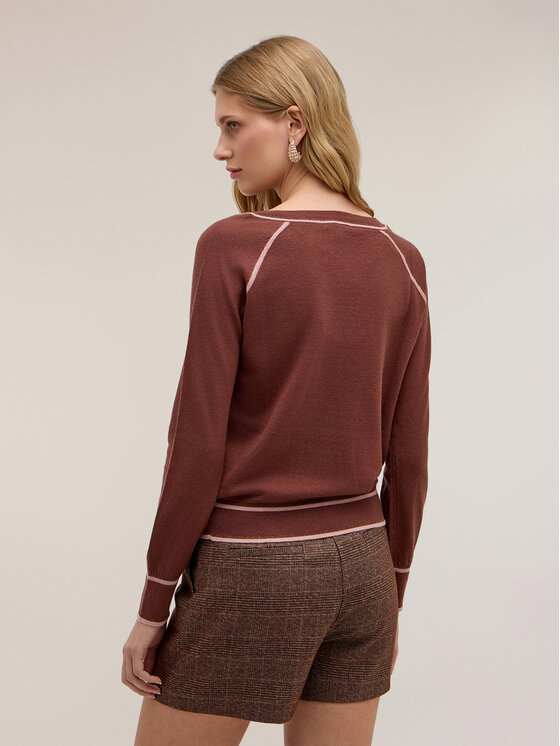 Motivi Motivi Maglione M470W004181N0V2 Marrone Regular Fit