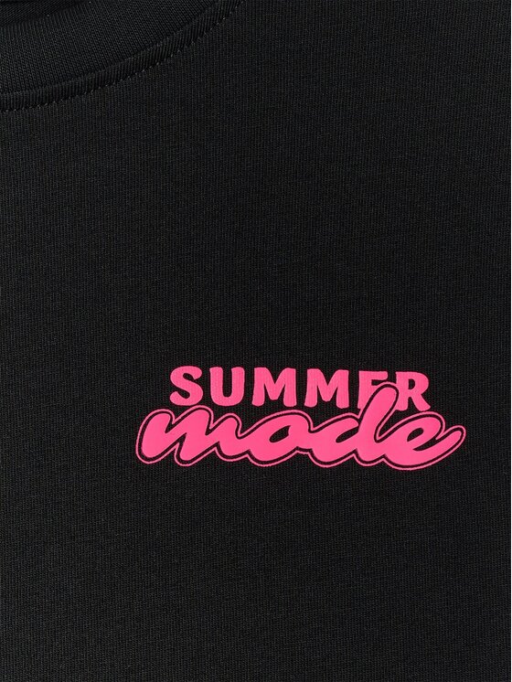 4F 4F T-Shirt POOLSIDE CLUB Czarny