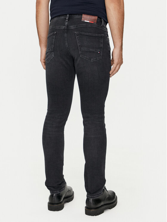 Tommy Hilfiger Tommy Hilfiger Džinsai Bleecker MW0MW35719 Juoda Slim Fit