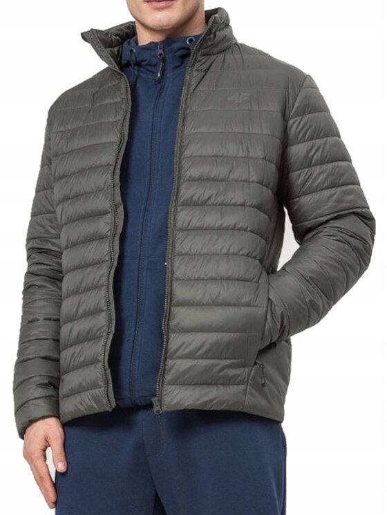 4F 4F Kurtka zimowa H4Z22-KUMP003-43S Khaki Standard Fit