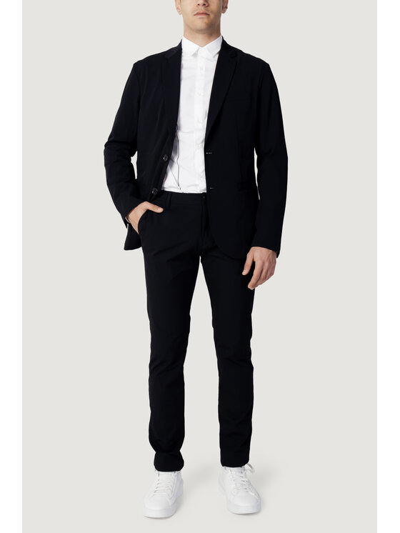 Armani Exchange Armani Exchange Giacca da abito TINTA UNITA Blu To Fit