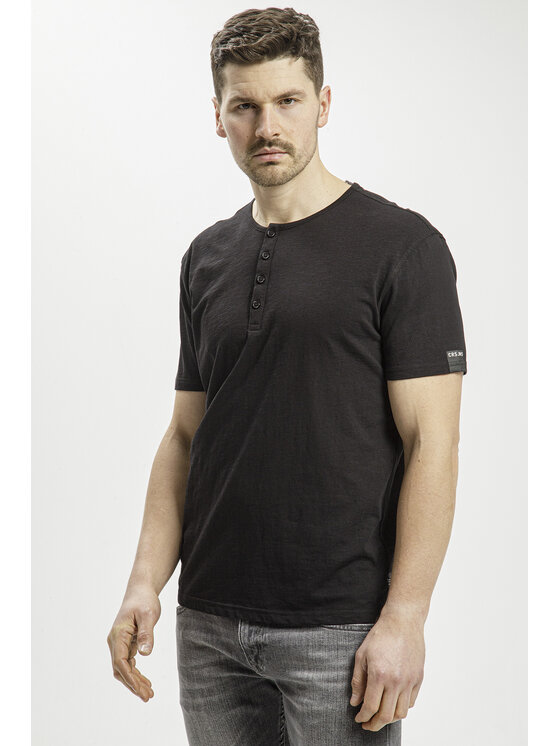 Cross Jeans Cross Jeans T-Shirt 15950-020 Czarny Regular Fit