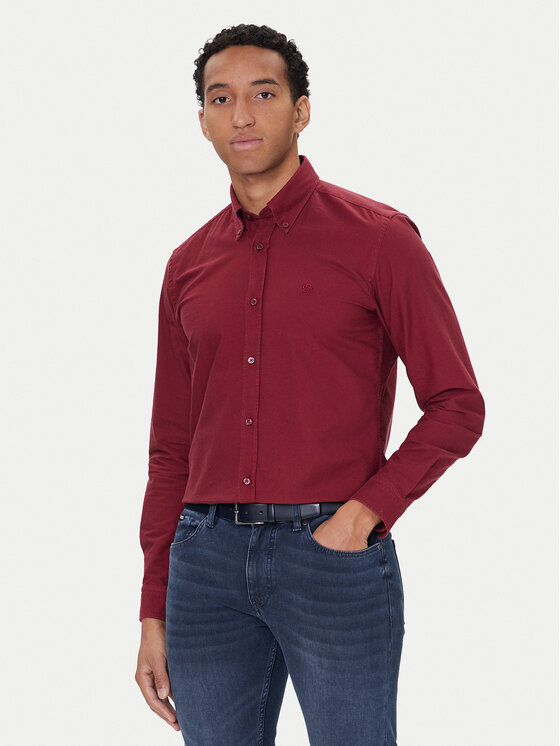 BOSS BOSS Cămașă H-Roan 50544917 Roșu Slim Fit