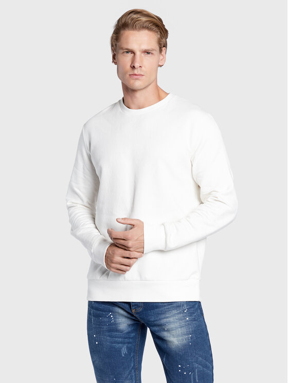 Brave Soul Brave Soul Mikina MSS-69JONES7 Biela Regular Fit