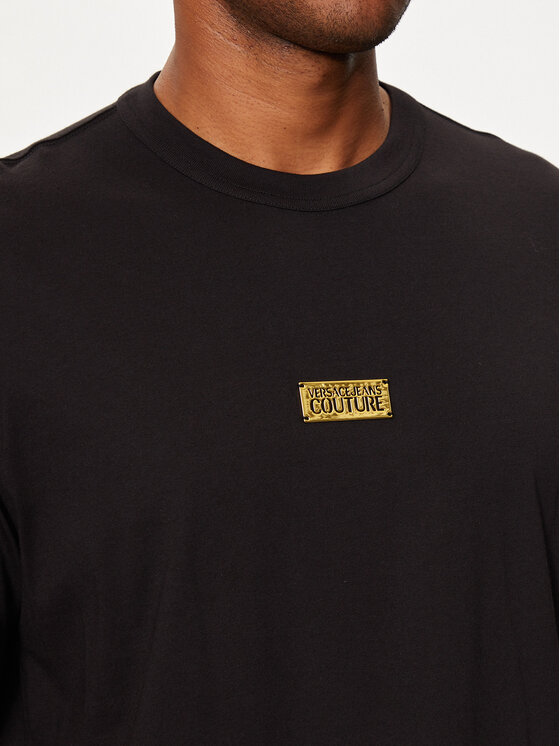 Versace Jeans Couture Versace Jeans Couture T-Shirt 77GAHT08 Schwarz Regular Fit