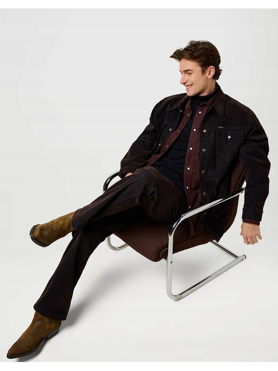 Wrangler Wrangler Camicia 112371428 Marrone Regular Fit