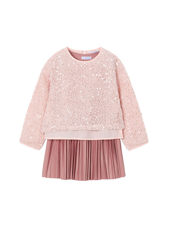 Mayoral Mayoral Vestito da giorno 4925 Rosa Regular Fit