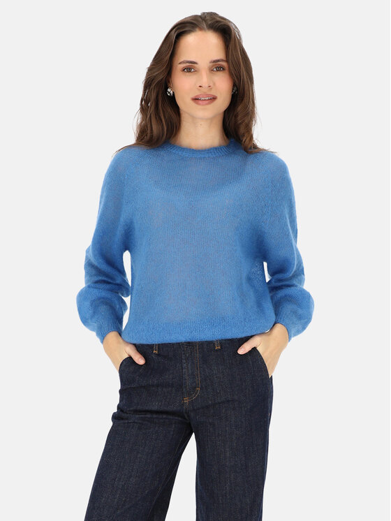 L’AF L’AF Sweter Kora Niebieski Reglan Fit