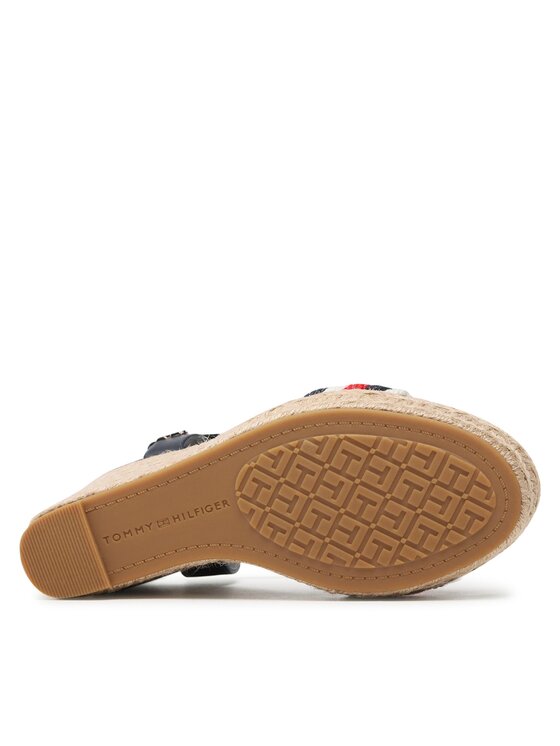 Tommy Hilfiger Tommy Hilfiger Espadryle Corporate Wedge FW0FW07086 Kolorowy
