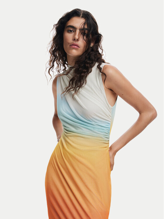 Desigual Desigual Haljina za svaki dan 24WWVKXZ Šarena Regular Fit