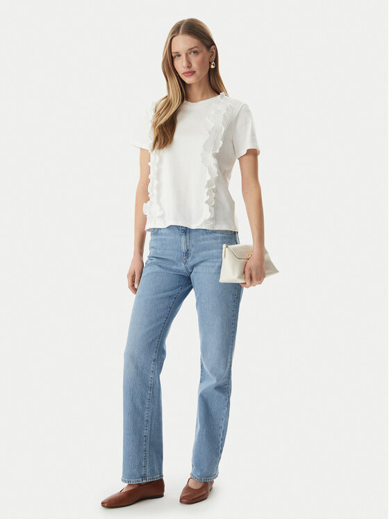 Morgan Morgan Bluza 261-DUPAIN Bela Regular Fit