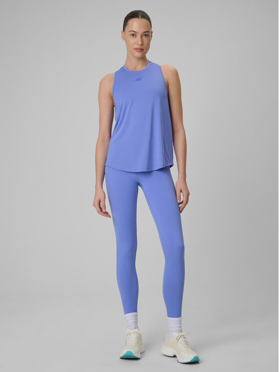 4F 4F Koszulka techniczna BASIC+ Niebieski Regular Fit