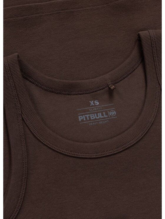 PITBULL PITBULL Sukienka codzienna LAYLA Brązowy ciemny Slim Fit