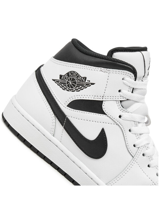 【ネイルさん】新品未使用 NIKE AirJordan1 Mid Whit Jordan AIR JORDAN 1 MID - Sneakers high - weiß/alb - Zalando.ro