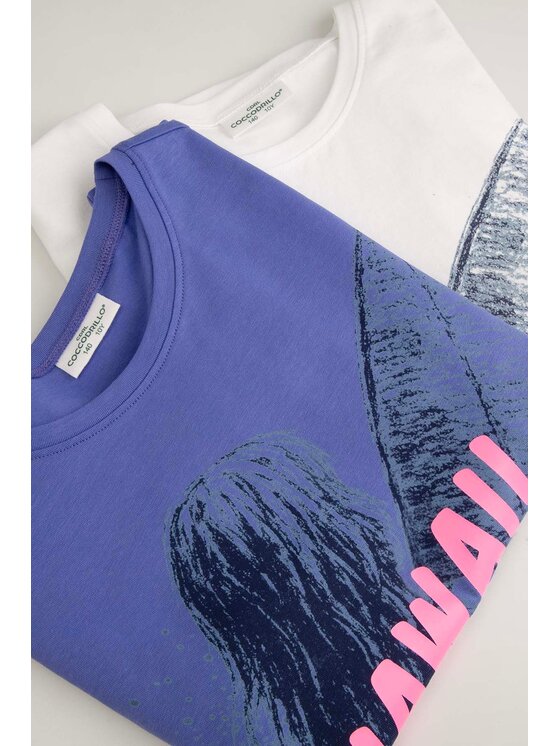 Coccodrillo Coccodrillo T-Shirt WC6143201VGB-016 Fioletowy Regular Fit