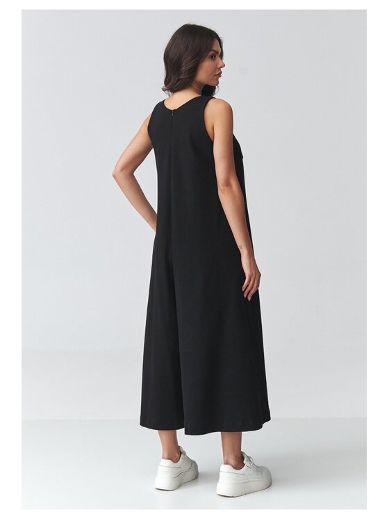 Makadamia Makadamia Kombinezon M919 Czarny Loose Fit