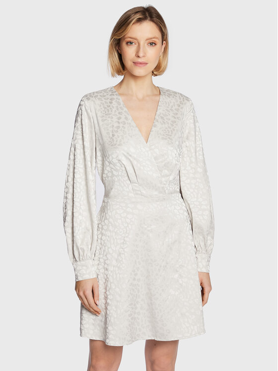 Guess Guess Vsakodnevna obleka W3RK79 WFAD2 Siva Regular Fit