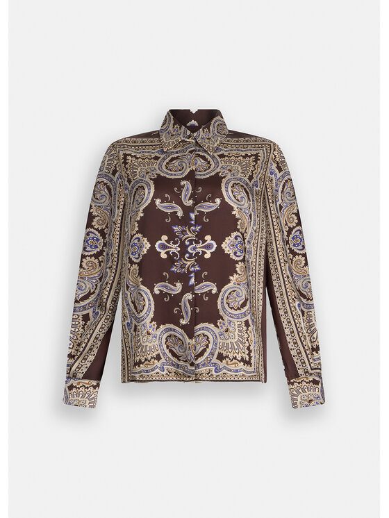 Liu Jo Liu Jo Camicia MF5393TS117P9141 Marrone Regular Fit