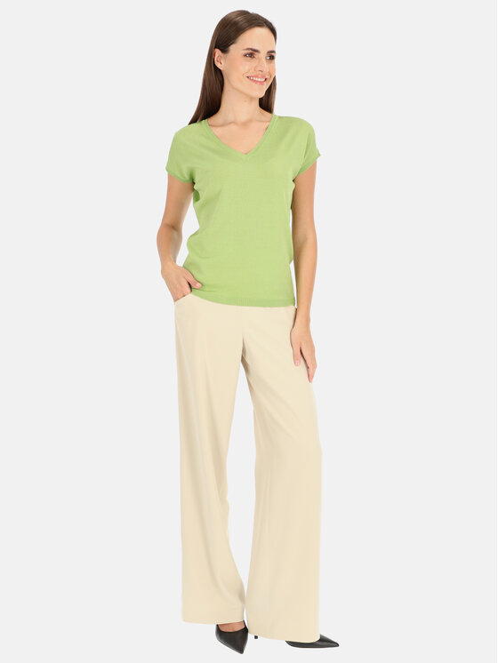 Potis & Verso Potis & Verso Bluzka Petunia Zielony Regular Fit