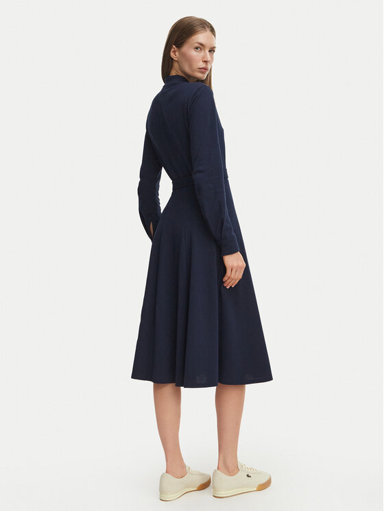 Lacoste Lacoste Сукня-сорочка EF5299 Cиній Regular Fit