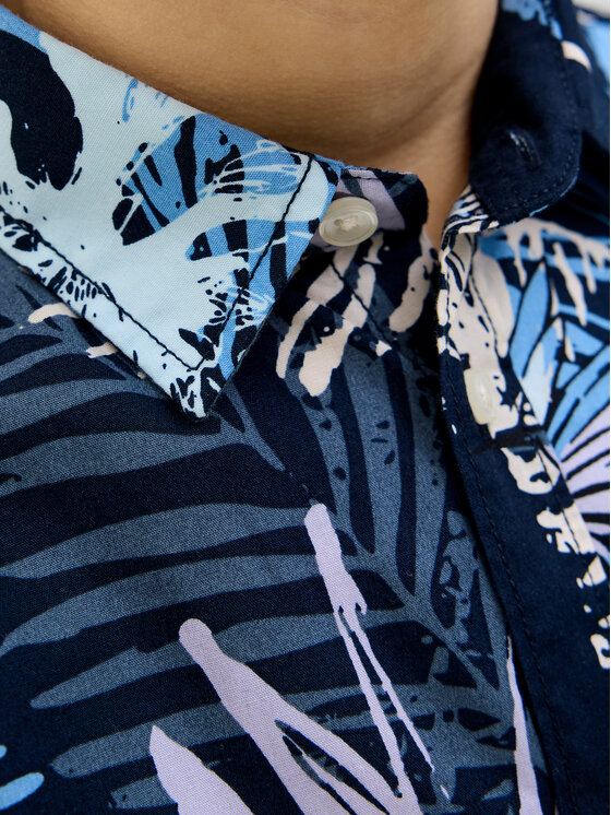 Jack&Jones Junior Jack&Jones Junior Srajca Hawaii 12269273 Mornarsko modra Regular Fit