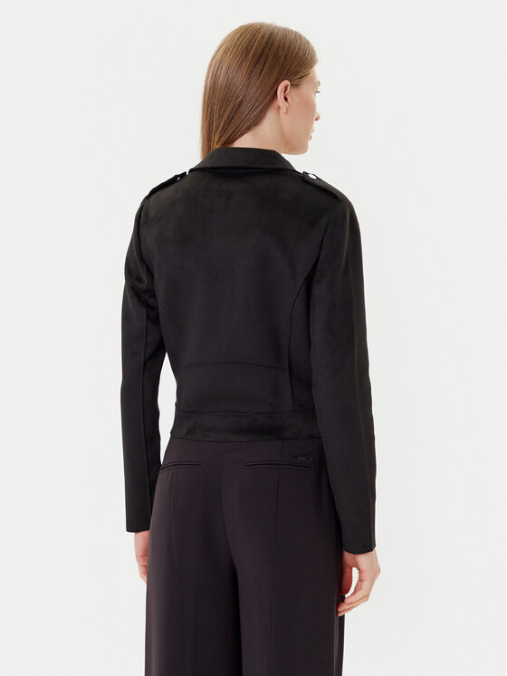 Morgan Morgan Giacca in similpelle 241-GOUSMI Nero Regular Fit