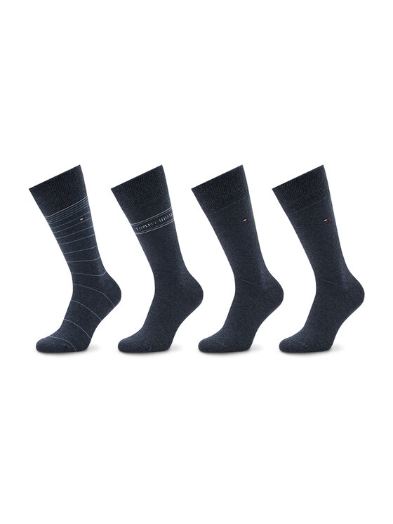 Tommy Hilfiger Tommy Hilfiger Lange Socken 701220146 Dunkelblau