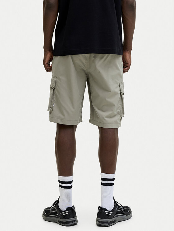 Jack & Jones Jack & Jones Šortky z materiálu Cole Ivan 12288611 Zelená Regular Fit
