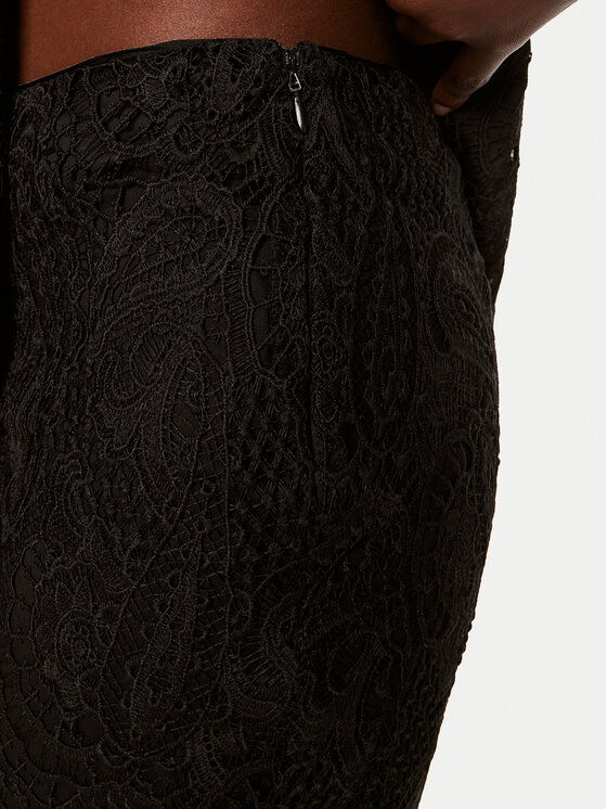 TWINSET TWINSET Riidest püksid 242TP2466 Must Wide Leg