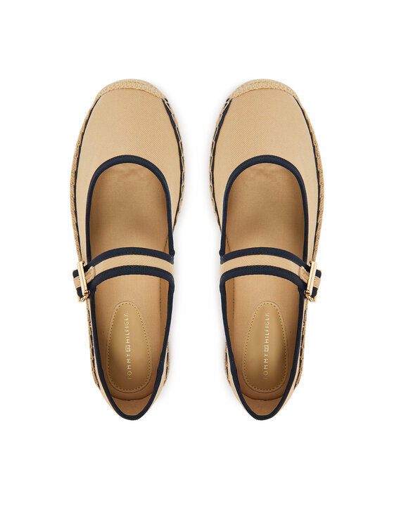 Tommy Hilfiger Tommy Hilfiger Espadrilės Buckle Maryjane Espadrille FW0FW09239 Ruda