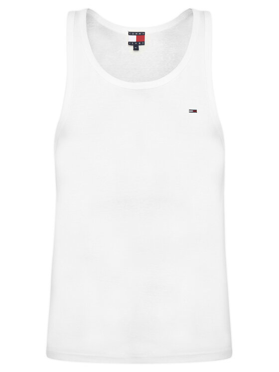 Tommy Jeans Tommy Jeans Комплект потници без ръкави DM0DM20769 Бял Slim Fit