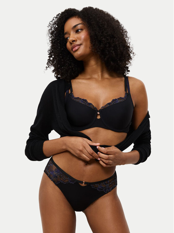 Triumph Triumph Braziljske spodnje hlačke Wild Gardenia Florale 10224873 Črna