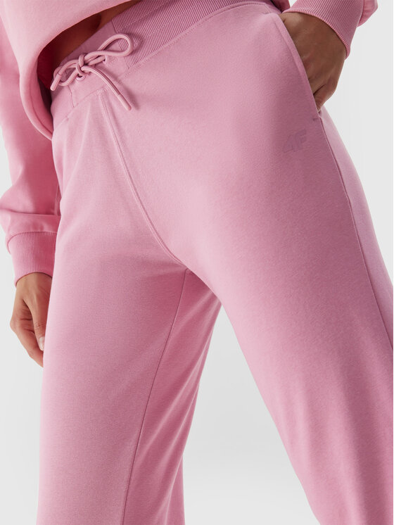 4F 4F Pantaloni da tuta 4FAW23TTROF474 Rosa Regular Fit