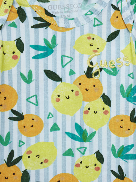 Guess Guess Комплект боди и шорти P6GG03 K6YW1 Жълт Regular Fit