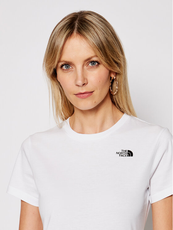 The North Face The North Face T-Shirt Simple Dome NF0A4T1A Biały Regular Fit