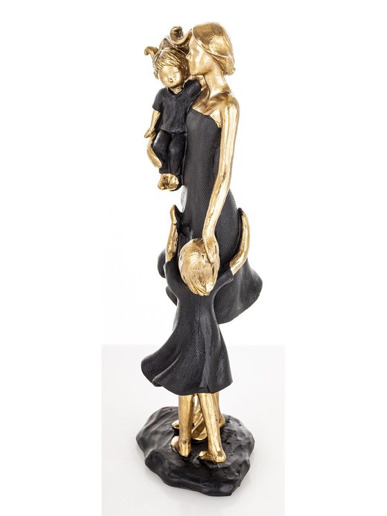 MIAhome MIAhome Figurka Mama z dziećmi MADRE-2 Złoty