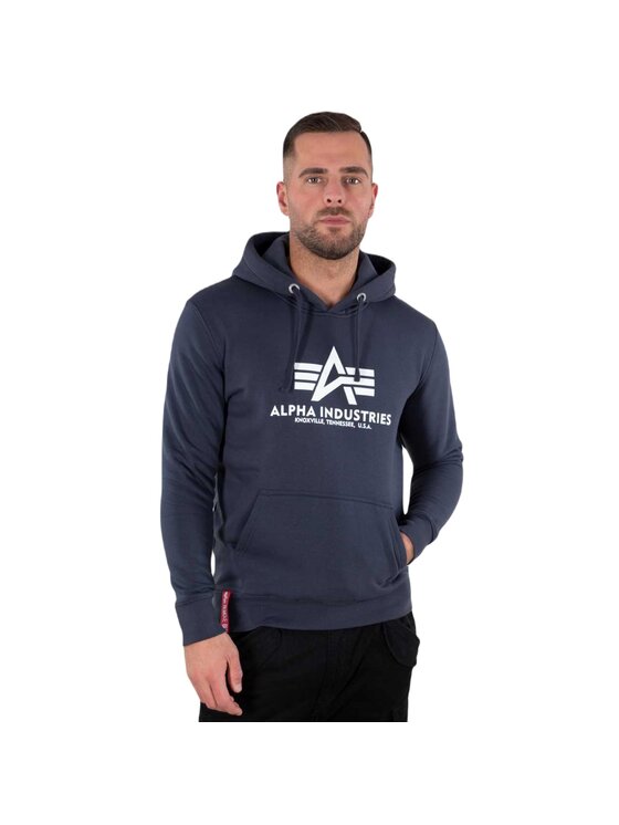 Alpha Industries Alpha Industries Bluza AI.178312-02-XXL Granatowy Regular Fit