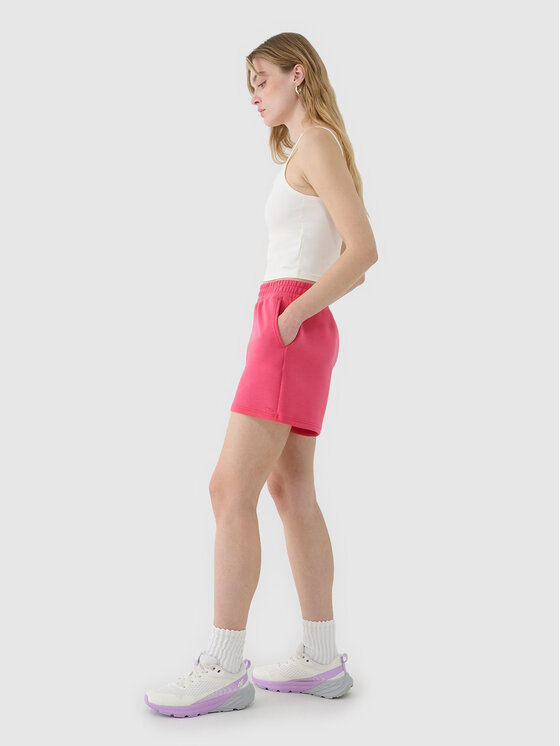 4F 4F Szorty sportowe COMMON GROUND Różowy Regular Fit