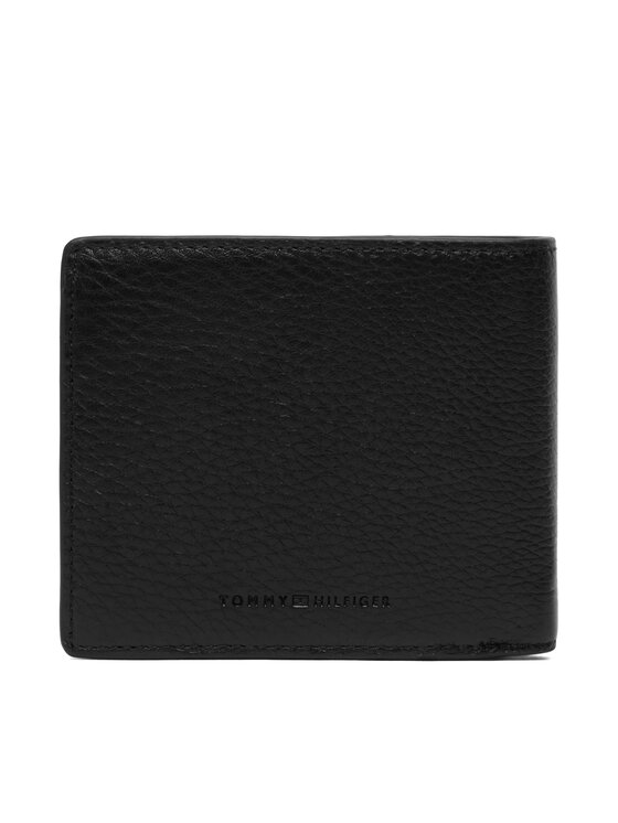 Tommy Hilfiger Tommy Hilfiger Портфейл Th Central Cc Flap And Coin AM0AM14497 Черен