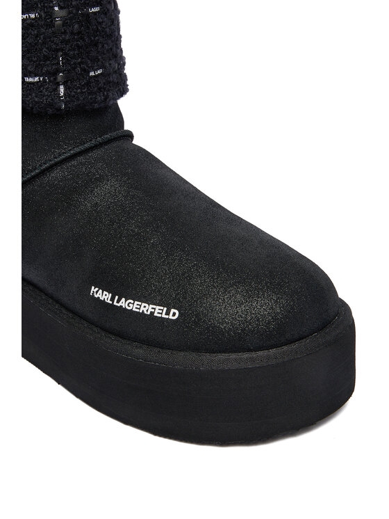 KARL LAGERFELD KARL LAGERFELD Sniego batai Thermo KL48552 Juoda