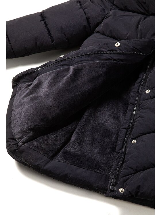 minoti minoti Kurtka zimowa 32COAT168 Czarny Longline Fit