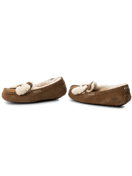 ugg ansley fur bow