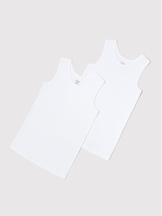OVS 2 marškinėlių komplektas 1432539 Balta Regular Fit