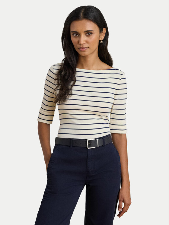 LAUREN RALPH LAUREN LAUREN RALPH LAUREN Блуза 200P03723002 Бежов Slim Fit