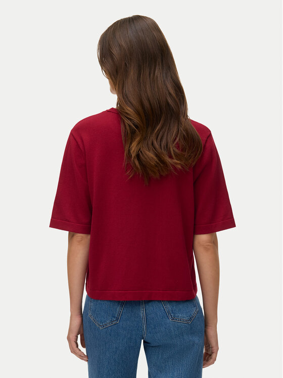 Vero Moda Vero Moda Džemper Silje 10320460 Tamno crvena Oversize