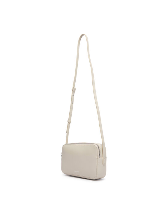 Calvin Klein Calvin Klein Borsetta Foil Logo Elongated Camera Bag LV04F3276G Crema