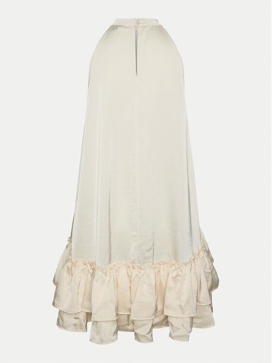 YAS YAS Sukienka koktajlowa Eleanor 26034241 Écru Regular Fit