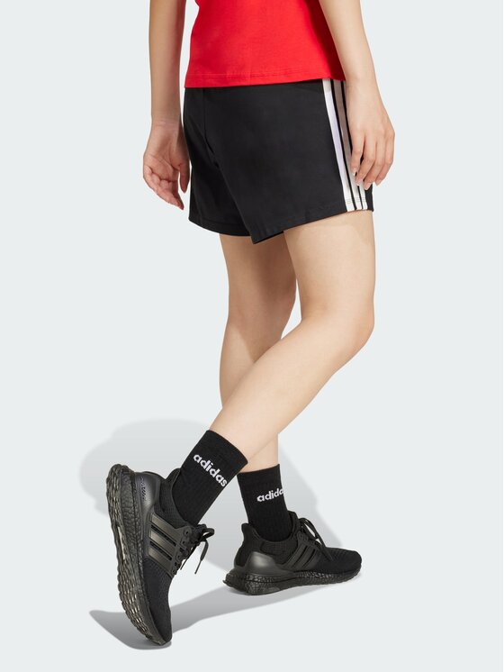 adidas adidas Szorty materiałowe 139483 Czarny Regular Fit